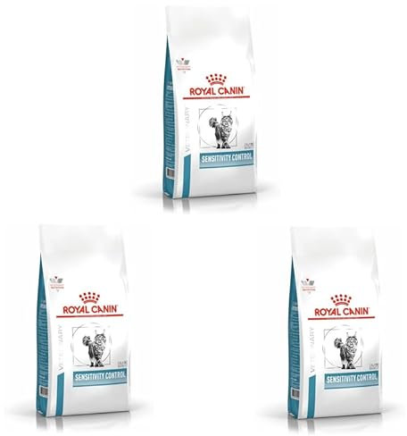 ROYAL CANIN Veterinary Sensitivity Control Cat | 3er Pack | 3 x 400 g | Diät-Alleinfuttermittel für ausgewachsene Katzen | Zur Minderung von Nährstoffintoleranzerscheinungen