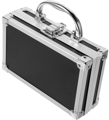 IWOWHERO Werkzeugkiste Metall Tragbar Werkzeugkoffer Für Reisen Aufbewahrungsbox Für Werkzeuge Multifunktionaler Werkzeugkasten Große Werkzeugorganisationsbox Metall Aufbewahrungsbehälter m