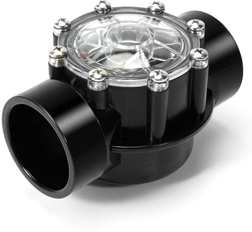 Aumzong 7305 Ersatz für Jandy 2 Zoll bis 2-1/2 Zoll Rückschlagventil, 180 Grad, kompatibel mit Pool und Spa