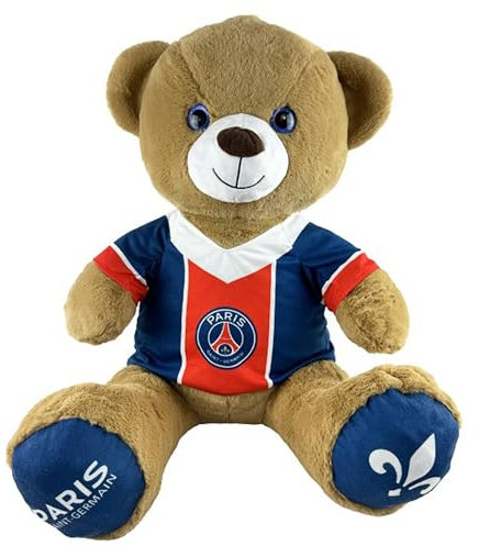 Paris Saint-Germain Plüschbär im Trikot PSG – 35 cm – Offizielle Kollektion