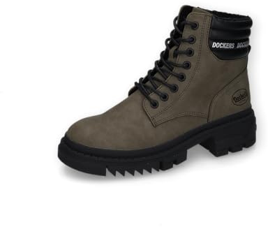 Dockers by Gerli Damen Combat Boots, Frauen Stiefeletten,warm gefüttert