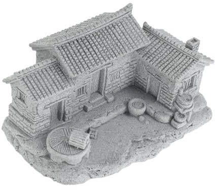 Gogogmee Miniatur Chinesisches Haus Antikes Stil Garten Ornament Für Bonsai Und Mikrolandschaften Detailgestaltung Für Garten Und Miniaturansichten