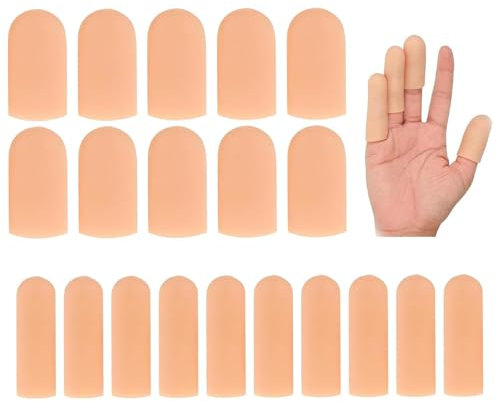 20 Pcs Waterproof Finger Protector, Finger Protectors, Finger Plasters Thumb Protector for Finger Cracking Finger Callus Finger Arthritis Hand Eczema or Finger Blister Protection