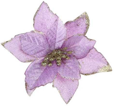 antianzhizhuang Künstliche Blumen Weihnachtsstern Für Dekorationen Weihnachtsdekorationen Innenstern Weihnachtsstern Für Zuhause Neujahr Party Dekor