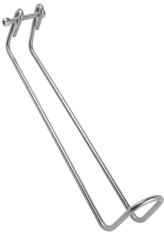 Over Throw Wire Arm Top Gate Latch Chain Link - Double Driveway Drive Chainlink,Wire Arm Throw Over Latch Link Fit for Residential gate Frames Constructed of Either 1-1/8 OD or 1-3/8 OD Tube