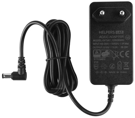 Alimentatore 12V 3A 36W, Caricabatterie per Stampante di Etichette, Stampante, Router WiFi LTE, Modem, Box-TV,Luci LED, Monitor TFT e LCD, Fax, Switch, Hard Disk Esterni