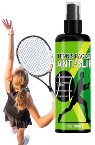 Genérico Bat Grip Spray | 100 ml Racquet Cleaning Product | Tennis Racket Adhesive Spray | für Frauen Männer Erwachsene Spieler Athletes Anfänger Professionals Wettkampf Training Class Tournaments Gym