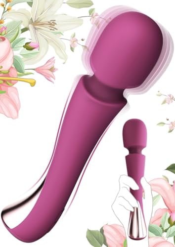 Sexspielzeug für die Frau Magic Wand Massagerstab für Frauen | leiser starker Vibrator mit 9 Vibrationsmodi Silikon Vibrator für Solo oder Paare G-Punkt Vibratoren & Klitoris Stimulator