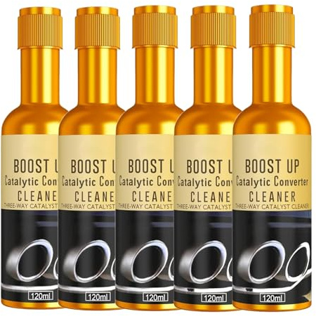 120ml Katalysator Reiniger Benzin, Motor Turbolader Reiniger, Auto Katalysator Reiniger für Motor Katalysator Booster, Katalysator Reiniger Geeignet für Benzin, Diesel, Hybrid (5PC)