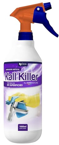 Spray Limpia Moho para paredes, juntas, azulejos, baldosas, baño, suelo, ducha y resto de superficies con humedad/fórmula anti moho quita mancha de humedades limpiador de juntas (Kall Killer)