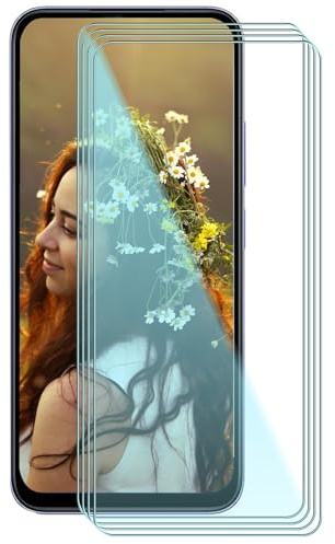 TIANDIMY 4 Pack Screen Protector for Blackview Wave 10C,Tempered Glass Film with Easy Installation Tool,Case-Friendly,HD Clear,Anti Scratch Bubble Free,Ultra Resistant.