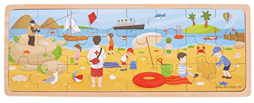 Bigjigs Toys At The Seaside Puzzle - Tray Puzzle