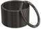 Porte-clés en métal grand fendu plat divisé en vrac ronds et résistants robuste pour voiture trousseau de clés maison bureau porte-cordons par Silipac