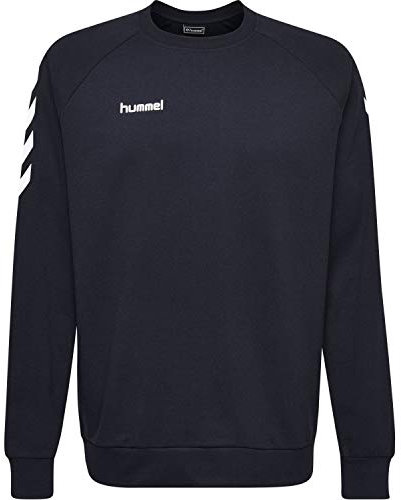 Hummel Unisex Kinder Hmlgo Kids Cotton Sweatshirt, Blau (Marine), 116 EU