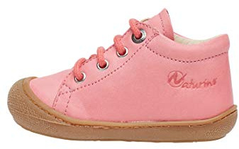 Naturino Cocoon-Lauflernschuhe aus Nappaleder Helles Rosa 23