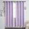 YGO Lilac Blackout Curtains for Girls Room Darkening Thermal Insulated Living Room Curtain Panels for Bedroom Window Treatment Set Grommet Top 1 Pair W 52 x L 84 inches