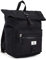 SEVENTEEN LONDON – 8.5L Laptop-Rucksack für Damen Mädchen Jungen Schulrucksack Wasserabweisendes Nylon Gefalteten Roll Top Rucksack in Schwarz für Universität/Reisen/Herren – 'Canary Wharf Mini'
