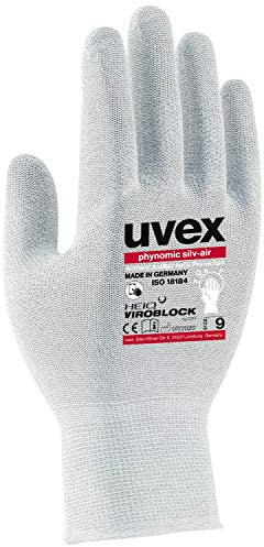Hygieneschutzhandschuh uvex phynomic silv-air | Gr . 09 EV