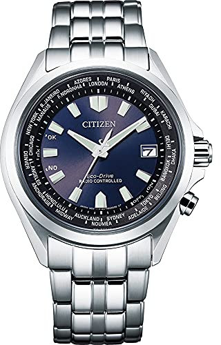 Citizen Herren Analog Eco-Drive Uhr mit Edelstahl Armband CB0220-85L