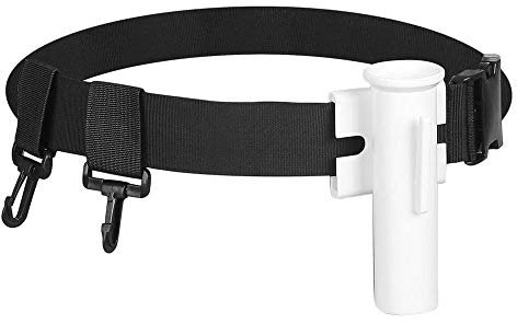 ANCLLO Angelrutengürtel verstellbar Angeln Kampf Gürtel Unterstützung Stand Up Harness Taille Rutenhalter