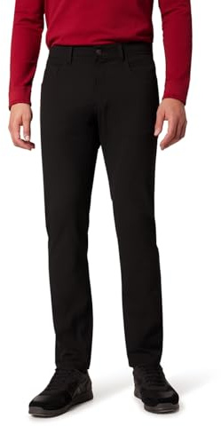 PIONEER AUTHENTIC JEANS Herren Freizeithose Rando | Männer Stoffhose | Regular Fit | schwarz 1399 9000 | 40W - 34L