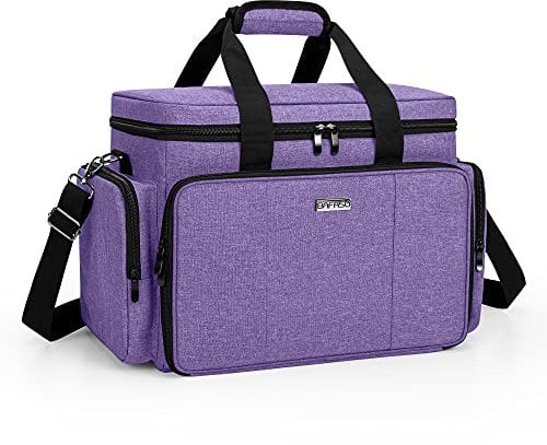 BAFASO Make Up Organizer Tasche, Kosmetik Aufbewahrung für Make Up, Große Kosmetiktasche für Make Up Set, Kosmetikkoffer für Damen, Kosmetik Organizer für Unterwegs, OHNE ZUBEHÖR, Lila