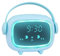 Ayybboo Wecker Kinder,Digital Kinderwecker für Mädchen Jungen,Digitaluhr Engel Wecker Uhr Wecker mit Lichter und Schlummerfunktion (Blau)