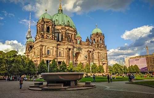LHJOYSP Puzzle mädchen 3D Puzzle 1000 Teile Stadt Deutschland Dom Tempel Berlin Berlin Dom 75x50cm