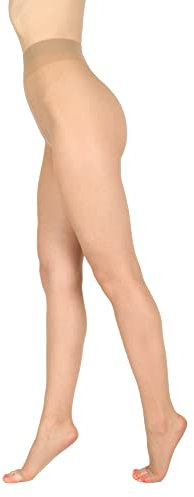 BANANALU zehnfreie Strumpfhose extra dünn 8 Den Toeless transparent Summer Toe 8 Natural M