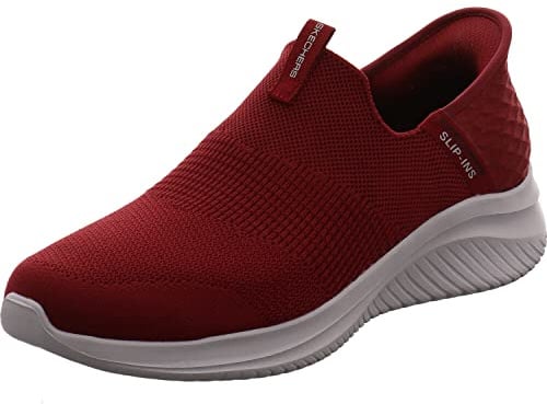 Skechers Ultra Flex 3.0 Smooth Step Slip-ins 232450-BURG, Mens Sneakers,Sports Shoes, Burgundy, 41 EU