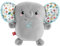 FISHER-PRICE Schlummer Elefant-Spieluhr - Plüschelefant mit beruhigender Vibration, bis zu 10 Minuten Musik und Geräusche, Lautstärkeregler, maschinenwaschbar, für Neugeborene ab der Geburt, HML65