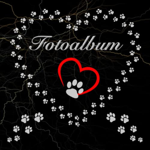 Fotoalbum für Hunde Katzen Haustiere Geschenkidee Hundeliebhaber Katzenliebhaber Züchterbuch Hundeverein Katzenverein Photo Album Foto Tagebuch Welpen ... Tierschutz Fellnasen Blitz 02