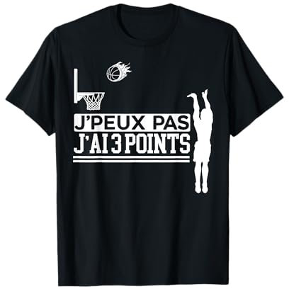 Je Peux Pas J'Ai 3 Points Basket-ball Idée Cadeau Basketball T-Shirt