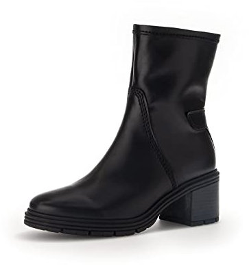 Gabor Damen Klassische Stiefeletten, Frauen Boots,Wechselfußbett,Moderate Mehrweite (G),halbstiefel,schwarz (Micro),37 EU / 4 UK
