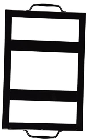 DOITOOL Salzplattenhalter Aus Edelstahl Für Grill Robust Und Langlebig Mit Doppelgriffen Zum Einfachen Tragen Und Platzieren Dem Grill Leicht Zu Reinigen