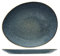 Cosy & Trendy Aicha Dessertteller, oval, Blau, 19,5 x 16,5 cm, 6 Stück