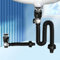 Flexible Drain Hose, Kitchen Sink Drain Pipe Flexible Stretchable Deodorant Strainer Pipeline For Kitchen Sinks