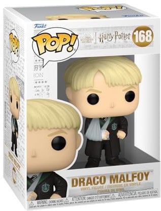 Funko Pop! Movies: Harry Potter Prisoner of Azkaban - Draco Malfoy with Broken Arm - Figura de Vinilo Coleccionable - Idea de Regalo- Mercancia Oficial - Juguetes para Niños y Adultos
