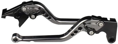LOTFI Moto Regolabile Freno Leve di Frizione Misura for Vespa PX Modelli di Disco LML 125 150 200 Star PX125 PX150 CNC Maniglia set (Size : Long Grey)