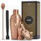 VonShef Cocktail Shaker Set, Copper 5pc Set with 550ml Manhattan Cocktail Shaker, Professional Bartender Set for Home Bar, Including Strainer, Muddler & Other Bar Accessories, Gift Box Included