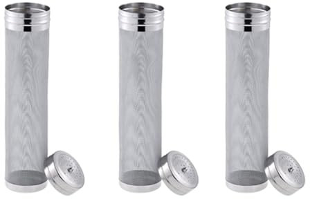 BLASHRD 3X Beer Dry Hopper Filter, 300 Mikrometer Mesh Edelstahl Hopfenfilter Patrone, Homebrew Hopfen und Tee Kessel Brew Filter