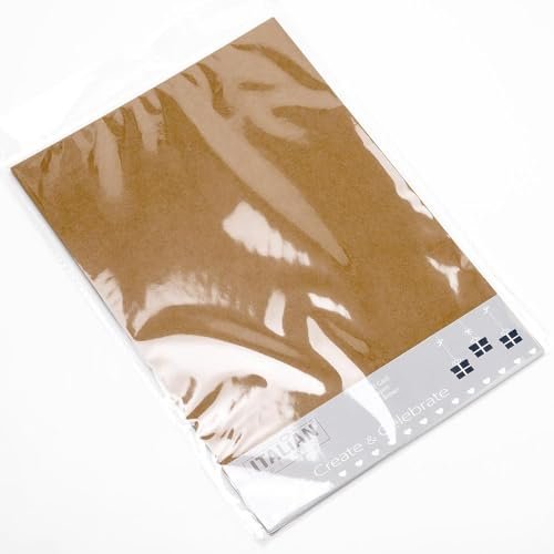 Italian Options Kraftpapier, 250 g/m², 10 Blatt, A4-Größe, Braun