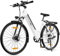 Qekud 26'' Elektrofahrrad, 26M208 E-Bike Trekkingrad E-Cityrad, 36V 12,5Ah Li-Ion Akku Mountainbike Pendlerfahrrad, LCD-Display, Reichweite bis 100KM, EU-konform, mit APP