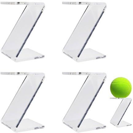 Teksome Baseballball-Halter, Golfball-Präsentationsständer, klares Acryl, Baseballständer mit hoher Transparenz für kleine Bälle, Tennisbälle, Baseball