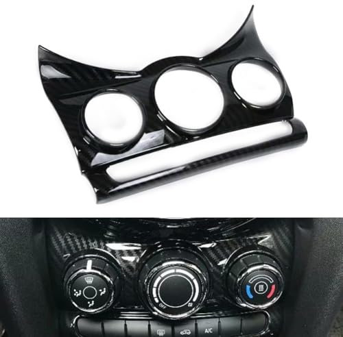 SPORTARC Auto-Mittelkonsolenabdeckung, Kohlefaser-Zentralbedienfeld, Rahmenaufkleber, Innenverkleidung, Aufkleber für Mini S JCW F55 F56 2014–2023