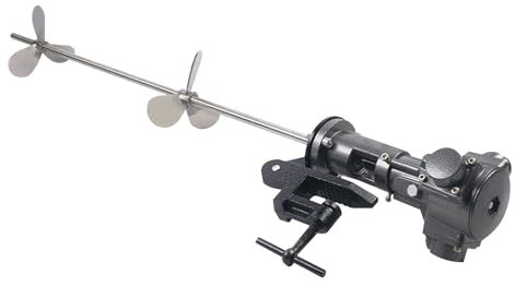 50 Gal Pneumatischer Rührwerk Farbmischer Pneumatische Rührer Horizontale Platte Sprosse Pneumatic Paint Mixer 50-2000 rpm Pneumatische Halterung Mixer