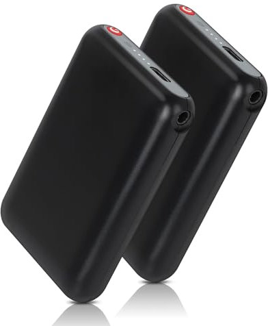 Pilas de repuesto para calentador de pies, batería portátil de 5V 5000mAh, batería recargable para Guantes calefactados calcetines térmicos (1 par)