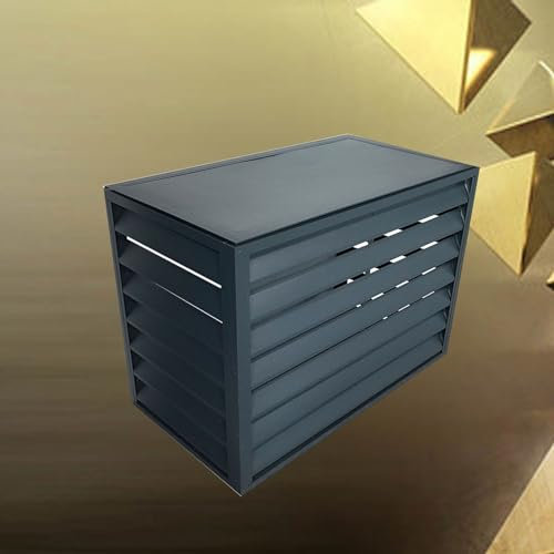 Cubierta de aire acondicionado mini split para unidad de ventana, deflector de aire acondicionado, cubierta de radiador de aire acondicionado, cubierta de aire acondicionado exterior, aplicable a la