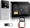 GVS - IP Video Türsprechanlage mit Türöffner, RFID Zugang, HD Kamera, 3X 10 Zoll Monitor & App - Smarte Video Türklingel mit Kamera & Gegensprechanlage für 1 Familienhaus (AVS5521U)