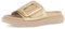 Gabor Damen Pantoletten, Frauen Slipper,mules,gartenschuhe,sommerschuhe,sommerclogs,sandalen,freizeitschuhe,schlupfschuhe,gold,42 EU / 8 UK